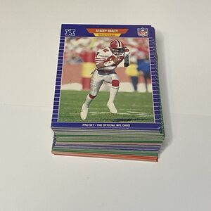 Vintage 1989 Pro Set Football Cards Lot of 52 Cards